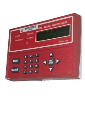 Silent knight fire alarm annunciator model sk-5235 remote keypad tested